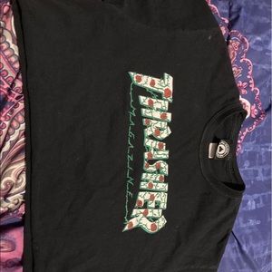 cropped thrasher tee shirt